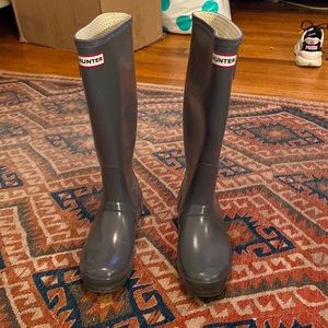 Tall Hunter rain boots